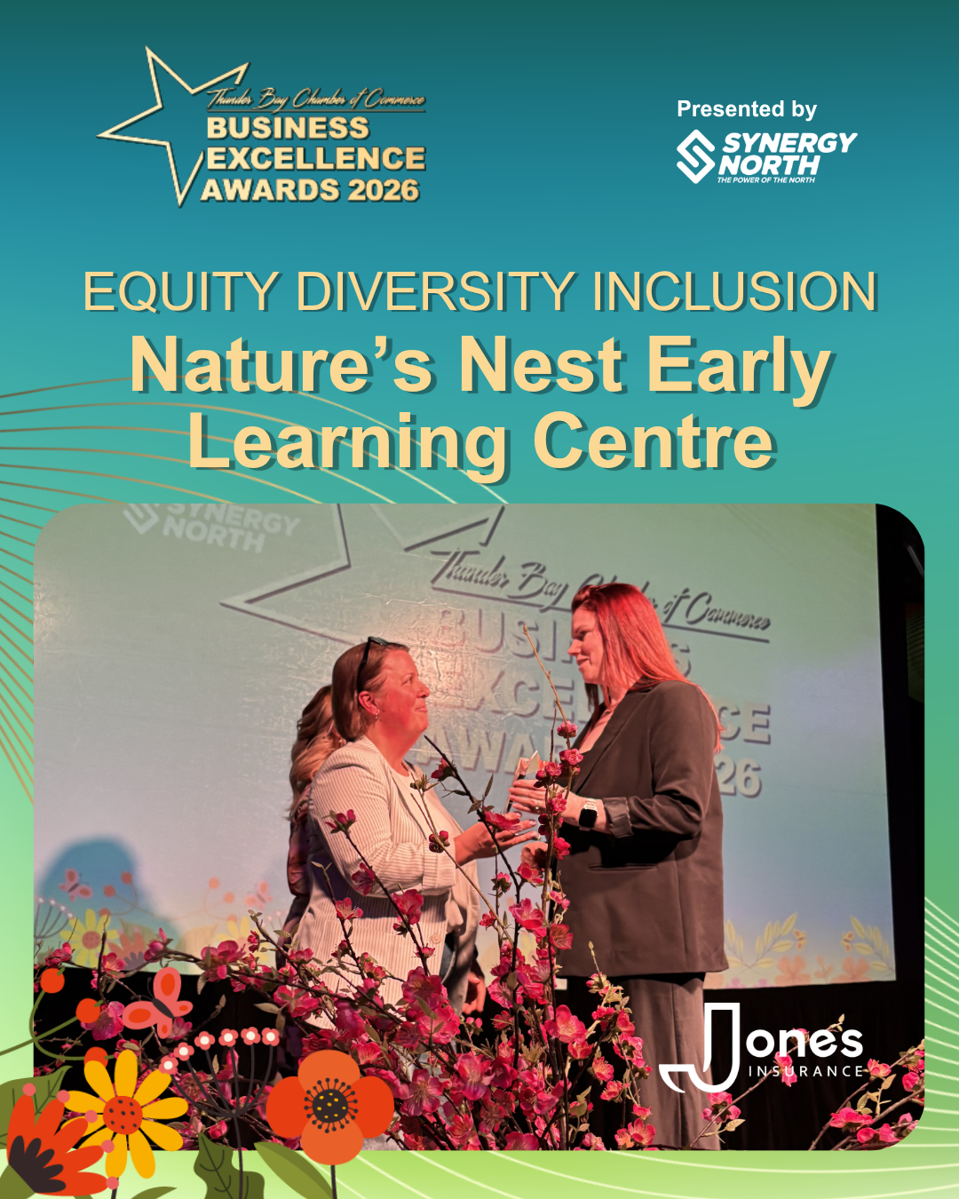 2026 Business Excellence Award. Equity, Diversity, Inclusion. Nature's Nest Early Learning Centre.