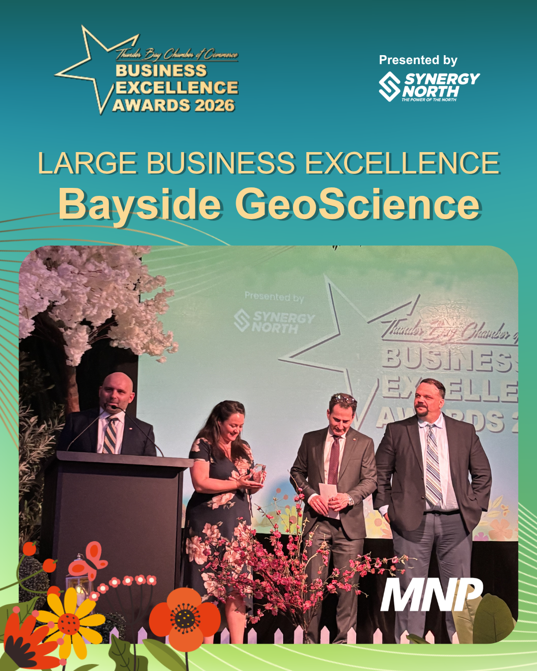 2026 Business Excellence Award. Large Business. Bayside GeoScience.