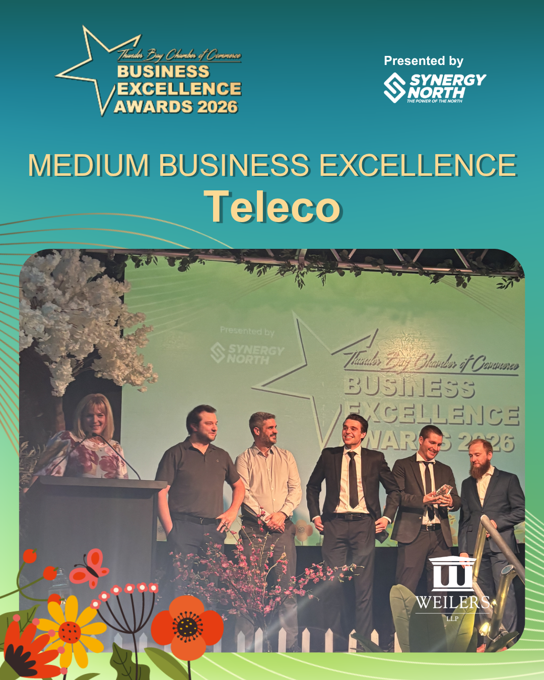 2026 Business Excellence Award. Medium Business. Teleco.